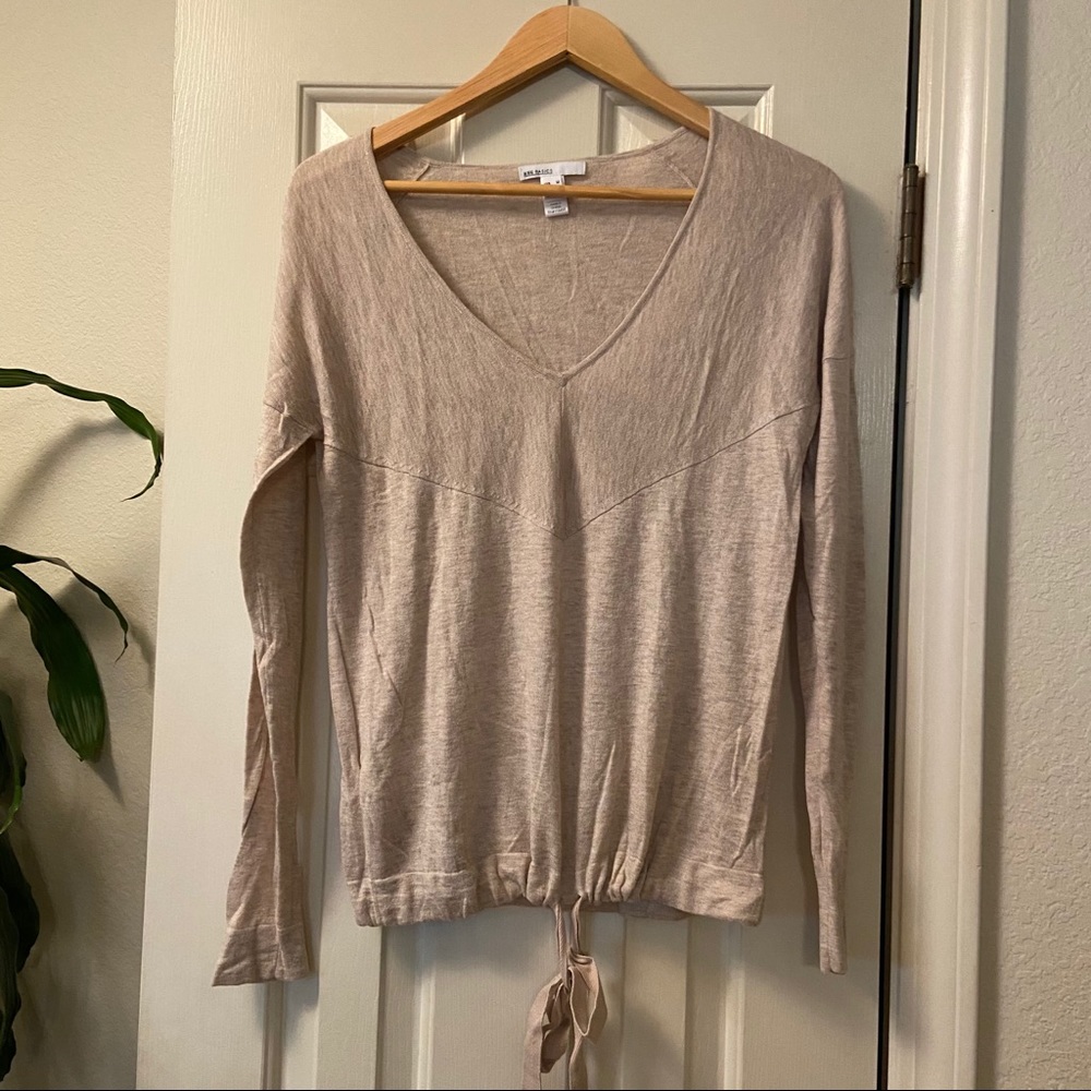 Mango Tie Waist Sweater